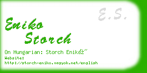 eniko storch business card